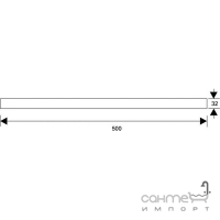 Труба-подовжувач до сифона для раковини McAlpine RS3 хром