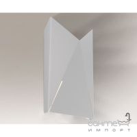 Светильник настенный бра Shilo Agi 7445 хай-тек, белый, сталь, алюминий