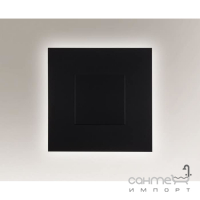 Светильник настенный Shilo Niimi 4464 хай-тек, черный, сталь, алюминий