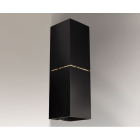 Светильник настенный бра Shilo Nemuro 4408 хай-тек, черный, сталь, алюминий