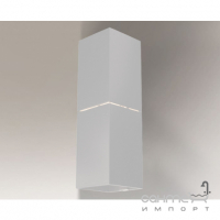 Світильник настінний бра Shilo Nemuro 7468 хай-тек, білий, сталь, алюміній