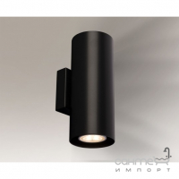 Светильник настенный бра Shilo Kobe 4440 хай-тек, черный, сталь, алюминий