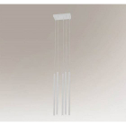 Люстра подвесная Shilo Kosame 7849 современный, белый, металл