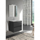 Комплект мебели для ванной комнаты Primera Sansa 60 C0074265 антрацит