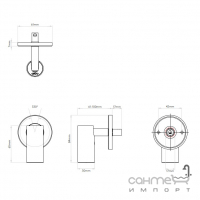 Спот Astro Lighting Micro Recess Unswitched 1407004 Бронза