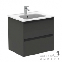 Комплект мебели для ванной комнаты Primera Sansa 60 C0074265 антрацит