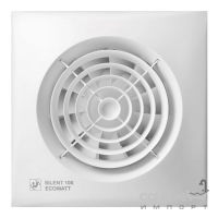 Вентилятор із зворотним клапаном Soler&Palau Silent-100 Ecowatt CZ 5210610000 білий