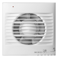 Осевой вентилятор для ванной комнаты Soler&Palau Decor-100 CZ 230V 5210000500 белый