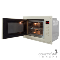 Встраиваемая микроволновая печь с грилем Gunter&Hauer EOK 25 IVR айвори/бронза