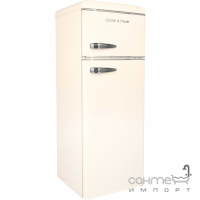 Двухкамерный холодильник Gunter&Hauer FN 275 B бежевый, ретро