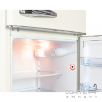 Двокамерний холодильник Gunter&Hauer FN 275 B бежевий, ретро