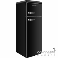 Двухкамерный холодильник Gunter&Hauer FN 275 G графит, ретро