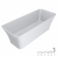 Окремостояча ванна з литого мармуру Miraggio Bonita 1800x750 біла глянсова