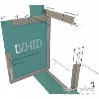 Ревизионный люк под покраску VHID Wing Vertical 200 мм