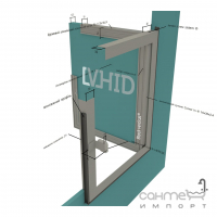 Ревізійний люк під фарбування VHID Block Vertical за індивідуальним виміром