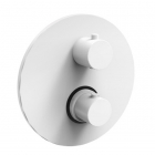 Змішувач-термостат для прихованого монтажу на трьох споживачів Paffoni Light LIQ 019 BO білий матовий