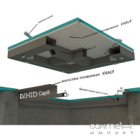Підлоговий люк зі знімною кришкою під плитку VHID Cap за індивідуальними вимірами