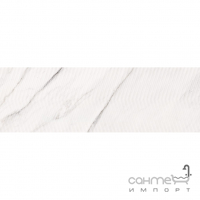 Плитка настенная Opoczno Carrara Chic White Chevron Structure Glossy 29x89