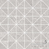 Плитка настенная мозаика Opoczno Grey Blanket Triangle Mosaic Micro 29x29