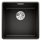 Гранітна кухонна мийка врізна Blanco Silgranit Subline 400-F 525988 чорний