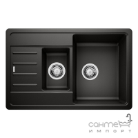 Гранитная кухонная мойка врезная Blanco Silgranit Legra 6S Compact 526085 черный