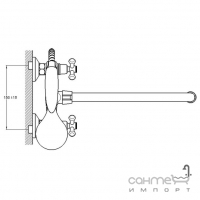 Смеситель для ванны с душевым гарнитуром G-Lauf QML7-A856 хром