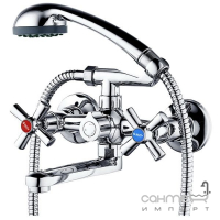 Змішувач для ванни з душовим гарнітуром G-Lauf QMT3-A722 хром