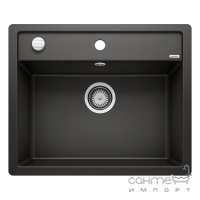 Гранітна кухонна мийка врізна Blanco Silgranit Dalago 6-F 525875 чорний