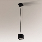 Люстра подвесная Shilo Yatomi 5583 современный, черный, металл