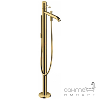 Змішувач для ванни для підлоги Axor Uno Loop 38442990 Polished Gold Optic золото