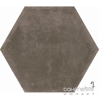 Напольная плитка, шестиугольная 20х23,1 Kerama Marazzi Виченца коричневый темный (матовая), арт. SG23004N