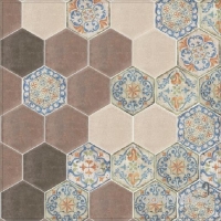Напольная плитка, шестиугольная 20х23,1 Kerama Marazzi Виченца беж (матовая), арт. SG23002N