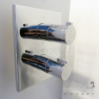 Змішувач-термостат прихованого монтажу для ванни Imprese Centrum VRB-10400Z хром