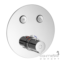 Змішувач-термостат прихованого монтажу для душу Imprese Centrum VRB-15410Z хром