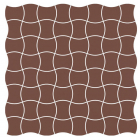 Керамограніт універсальний мозаїка Paradyz Modernizm Brown Mozaika Prasowana K.3,6X4,4 30,86x30,86