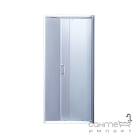 Душевая дверь в нишу Lidz Zycie SD120x185.CRM.FR профиль хром/стекло frost