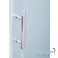 Душевая дверь в нишу Lidz Zycie SD120x185.CRM.FR профиль хром/стекло frost