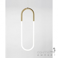 Подвесной LED-светильник Kink Light Gold D20/H78 белый/золото