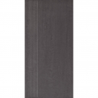 Плитка для підлоги сходинка з прорізами Paradyz Doblo Nero Stopnica Prosta Mat. 29,8X59,8