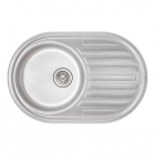 Мийка кухонна Q-tap 7750 Micro Decor 0,8 mm нерж. сталь мікродекор
