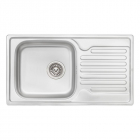 Мийка кухонна Q-tap 7843 Micro Decor 0,8 mm нерж. сталь мікродекор
