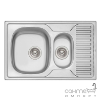 Кухонная мойка Q-tap 7850-B Micro Decor 0,8 mm нерж. сталь микродекор