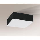 Светильник потолочный влагостойкий Shilo Tottori IL 8057 черный, металл, сталь, алюминий