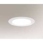 Точечный светильник встраиваемый влагостойкий Shilo Tottori IL 7726 современный, белый, сталь, алюминий