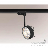 Трековый светильник Shilo Fussa 6601 современный, черный, металл