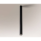 Точечный светильник даунлайт накладной влагостойкий Shilo Doha 8076 современный, черный, сталь, алюминий