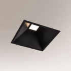 Точечный светильник встраиваемый влагостойкий Shilo Ube IL 8092 современный, черный, сталь, алюминий