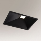 Точечный светильник встраиваемый влагостойкий Shilo Ube IL 8093 современный, черный, сталь, алюминий