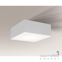 Светильник потолочный влагостойкий Shilo Zama 7739 белый, металл, сталь, алюминий