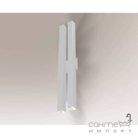 Настінний світильник вологостійкий Shilo Doha 7751 сучасний, білий, сталь, алюміній
